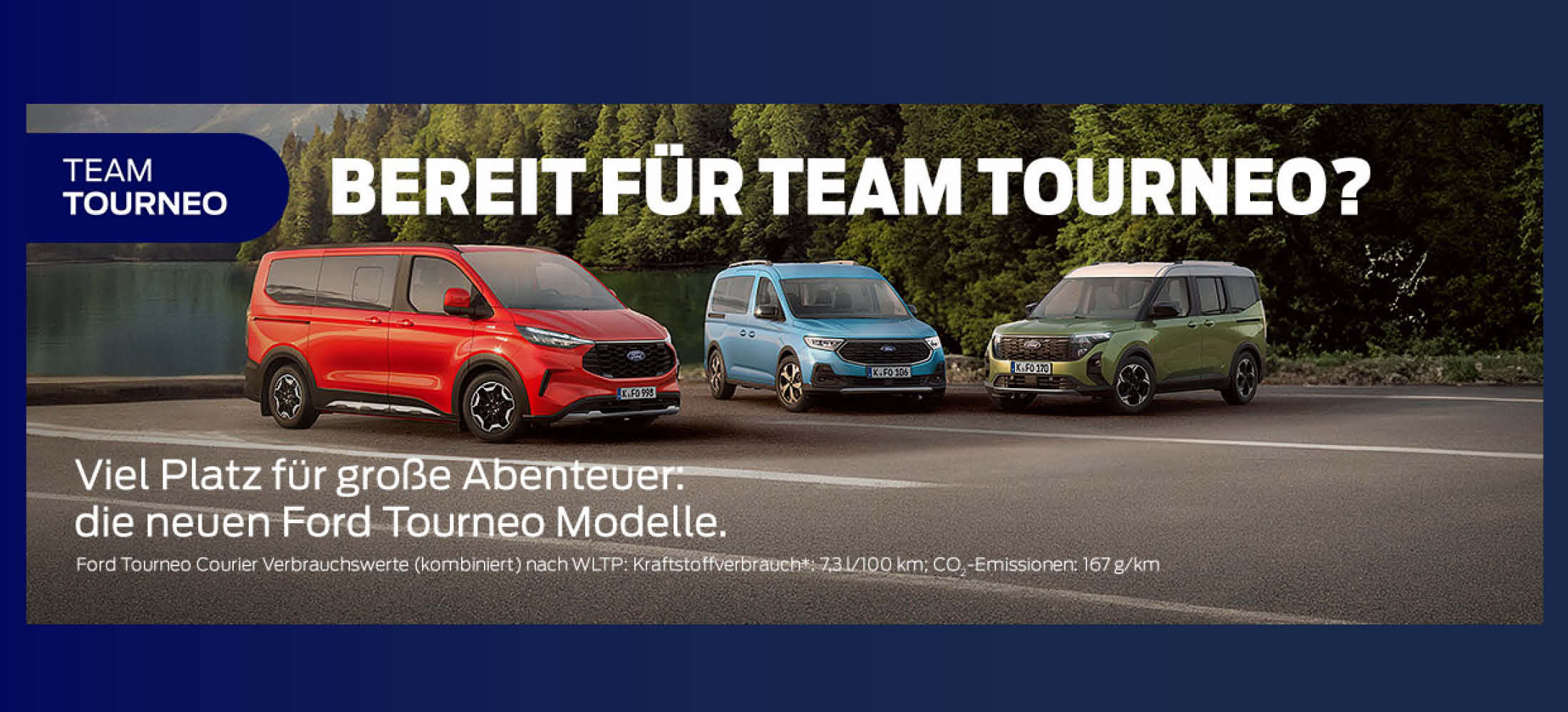 Verschiedene Ford Tourneo Modelle