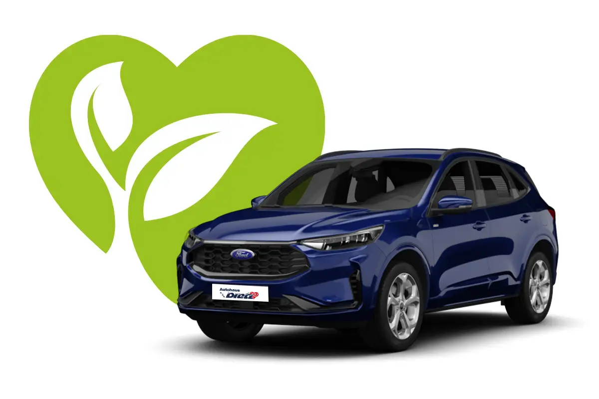 blauer Ford Kuga