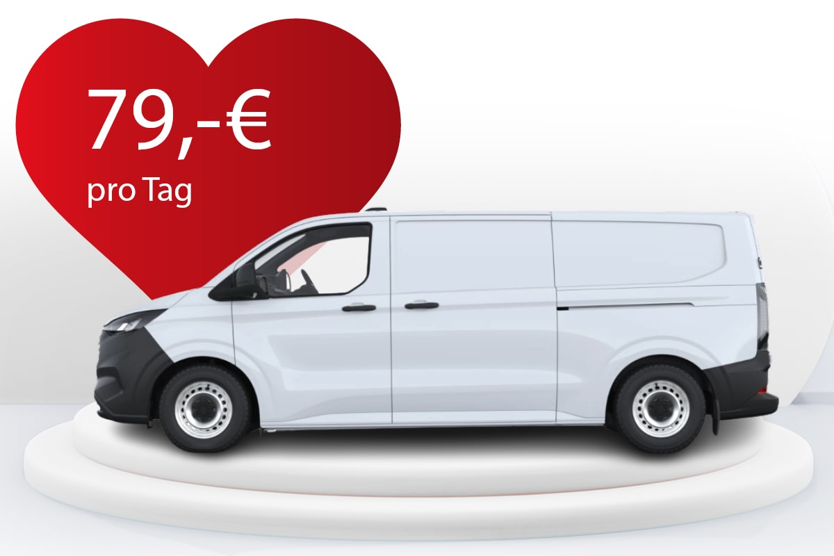 Ford Transit Custom in Weiss