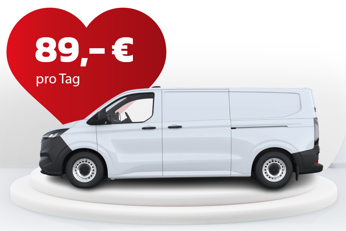 Ford Transit Custom in Weiss