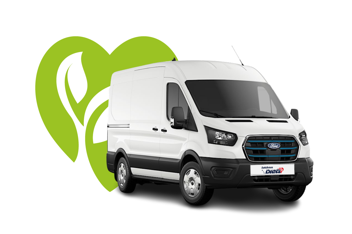 Ford E-Transit in weiß