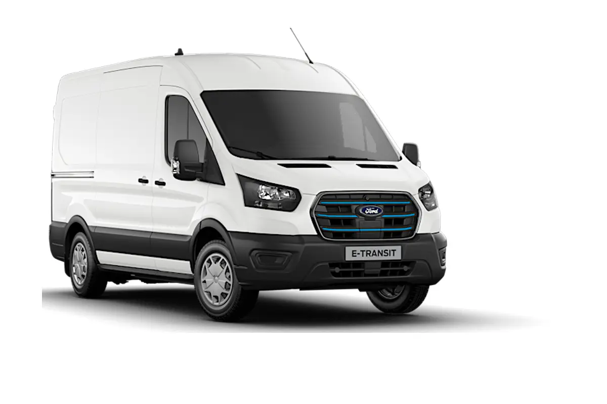 weißer E-Transit