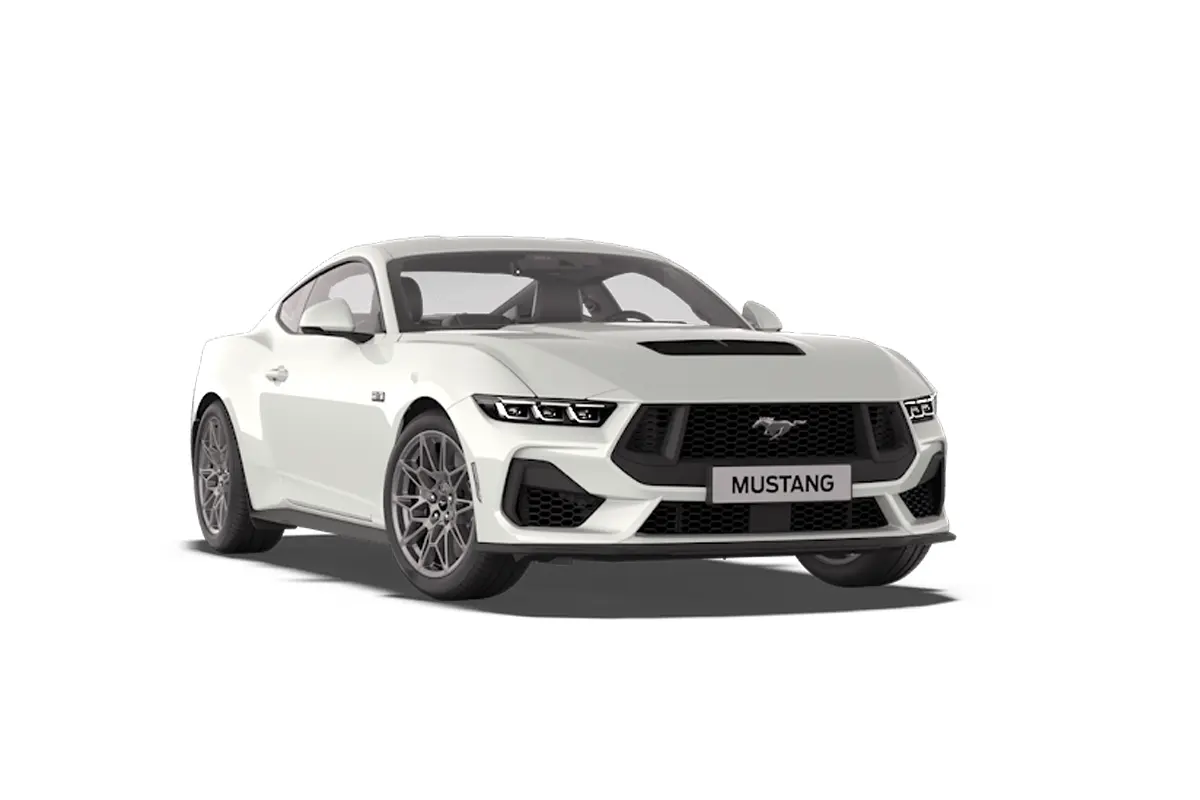 weißer Mustang