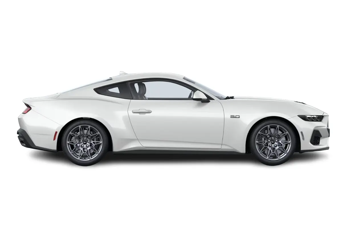 weißer Mustang