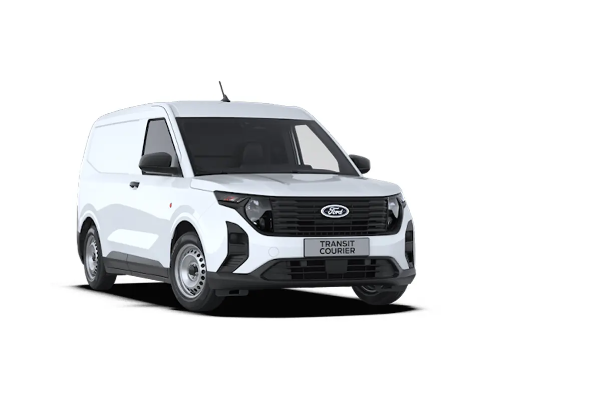 weißer Transit Courier